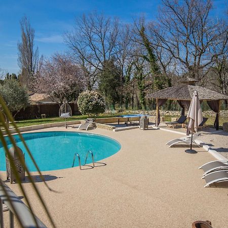 El Sama-In , Piscine Chauffee Villa LʼIsle-sur-la-Sorgue Exteriör bild