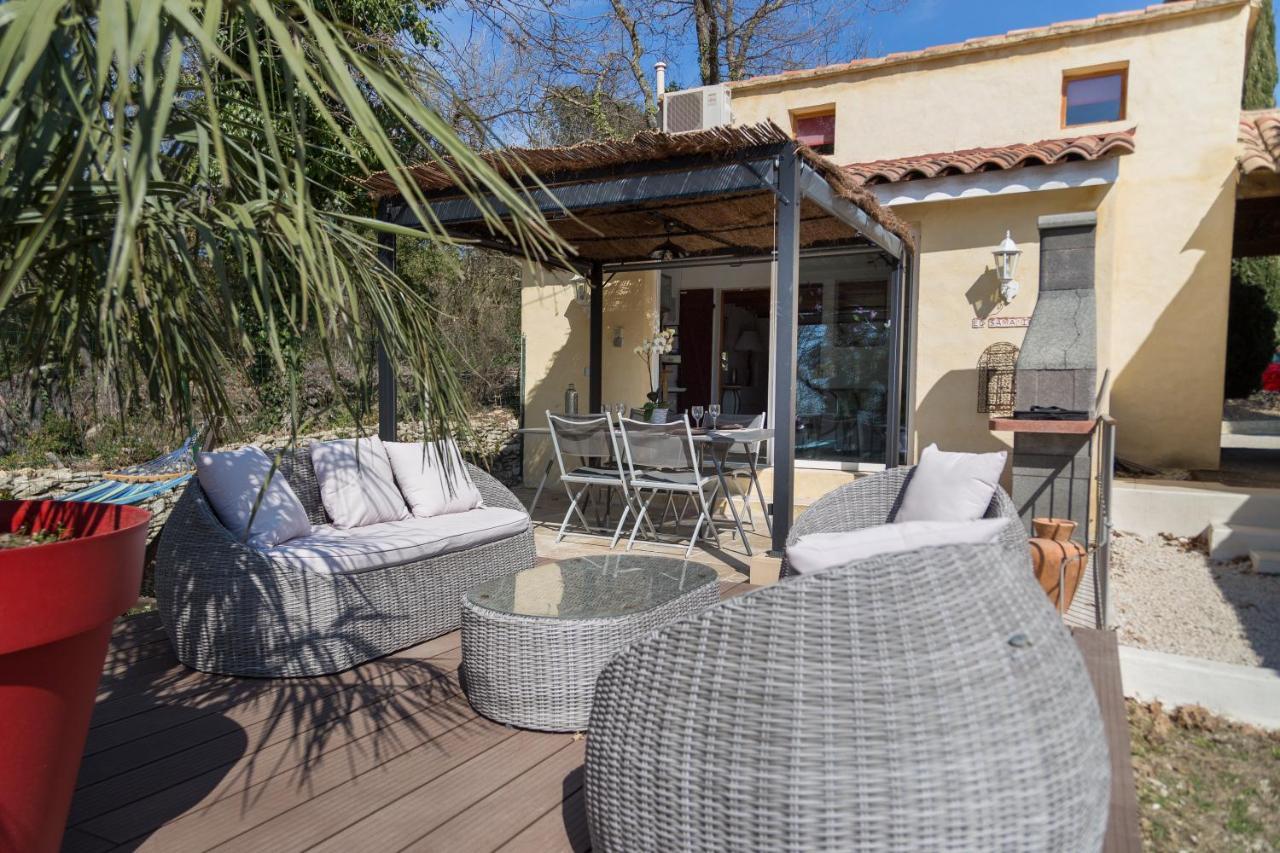 El Sama-In , Piscine Chauffee Villa LʼIsle-sur-la-Sorgue Exteriör bild